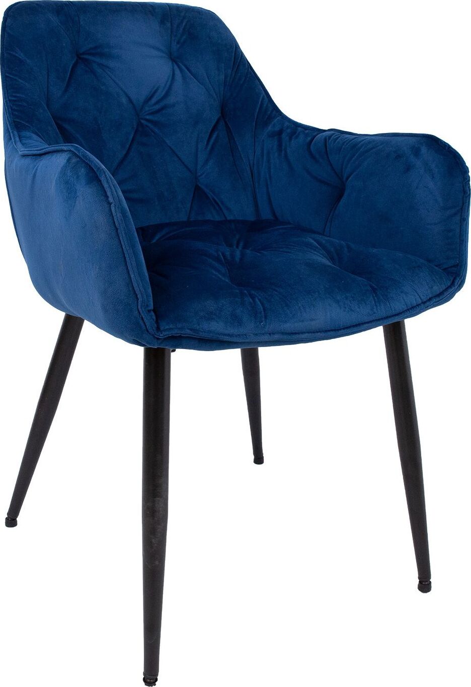 Kitchen Chair Burgess | size: Width: 58cm, Height: 83cm, Depth: 63cm | color: Blue | image: 1 | variant: 1000789