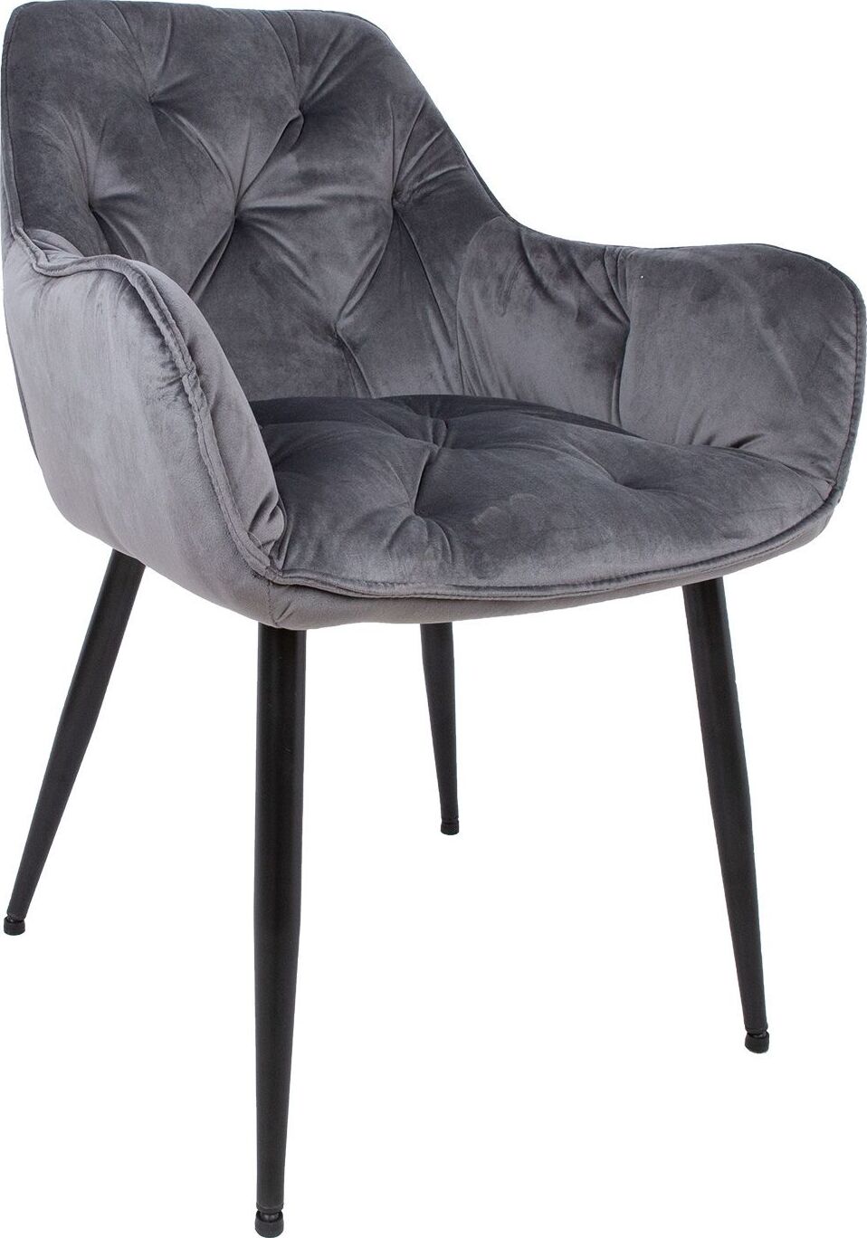 Kitchen Chair Burgess | size: Width: 58cm, Height: 83cm, Depth: 63cm | color: Gray | image: 1 | variant: 1000790