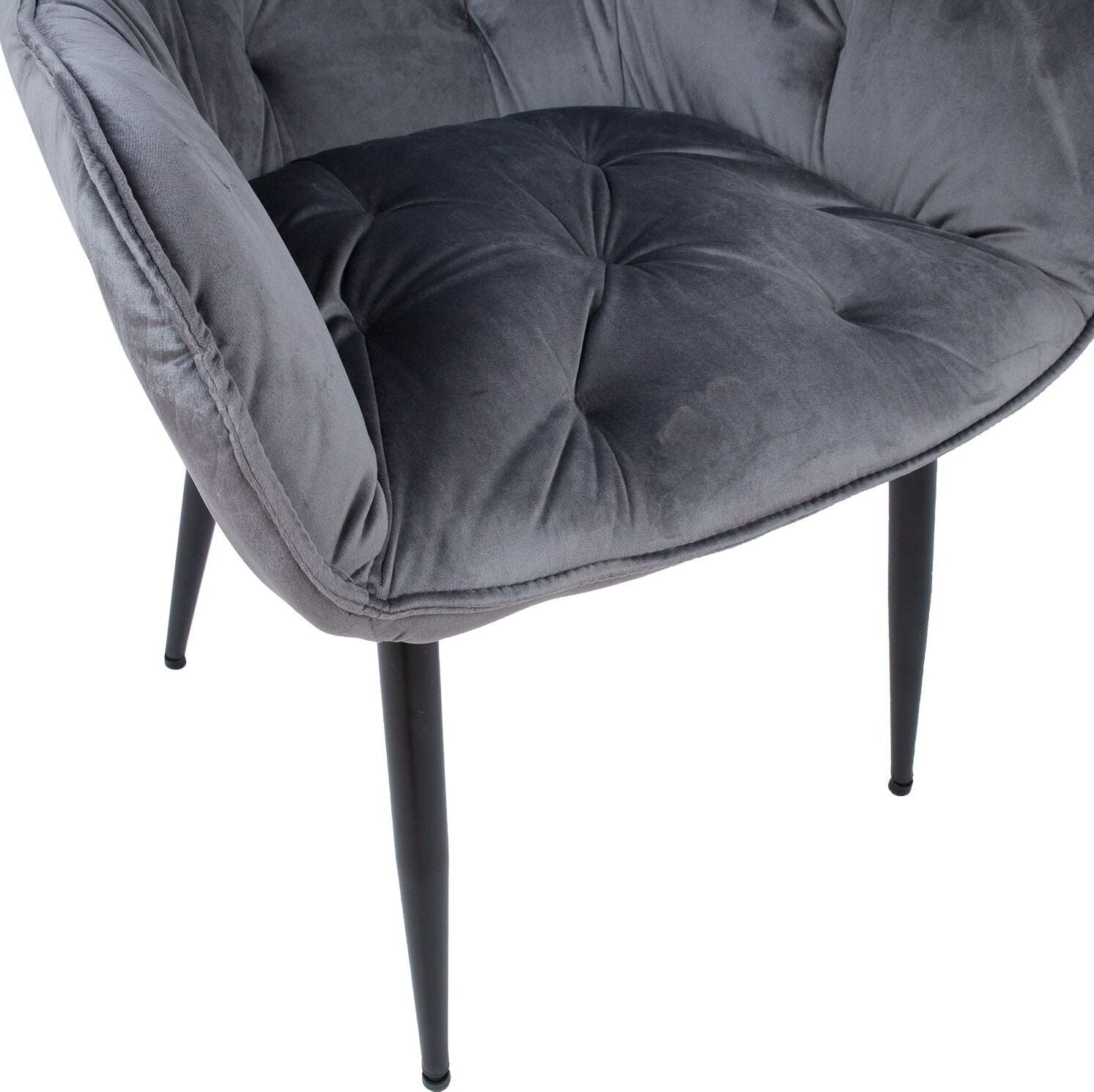 Kitchen Chair Burgess | size: Width: 58cm, Height: 83cm, Depth: 63cm | color: Gray | image: 6 | variant: 1000790