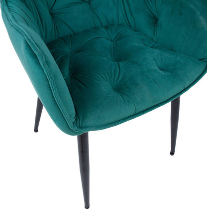 Kitchen Chair Burgess | size: Width: 58cm, Height: 83cm, Depth: 63cm | color: Green | image: 6 | variant: 1000791