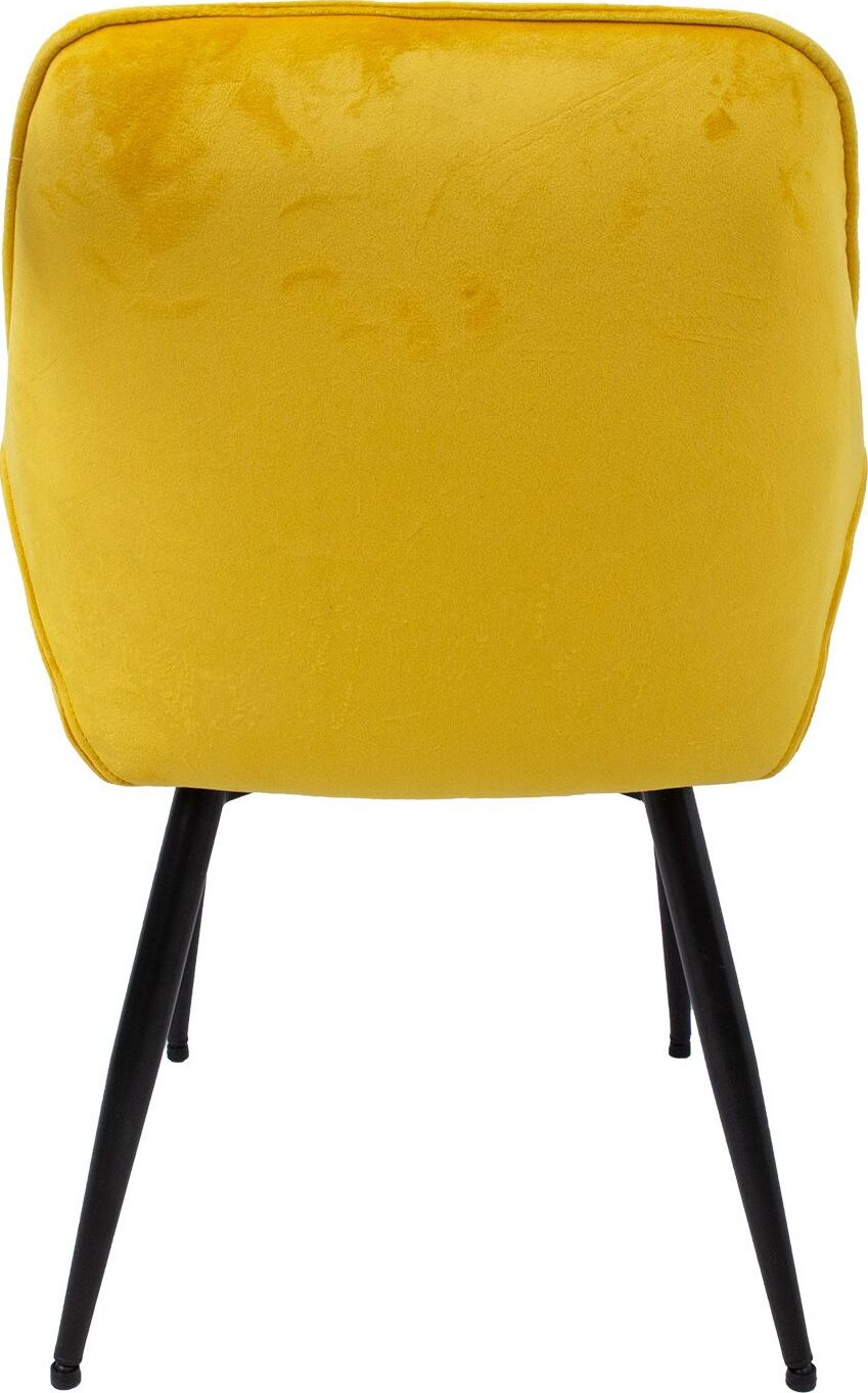 Kitchen Chair Burgess | size: Width: 58cm, Height: 83cm, Depth: 63cm | color: Yellow | image: 4 | variant: 1000787