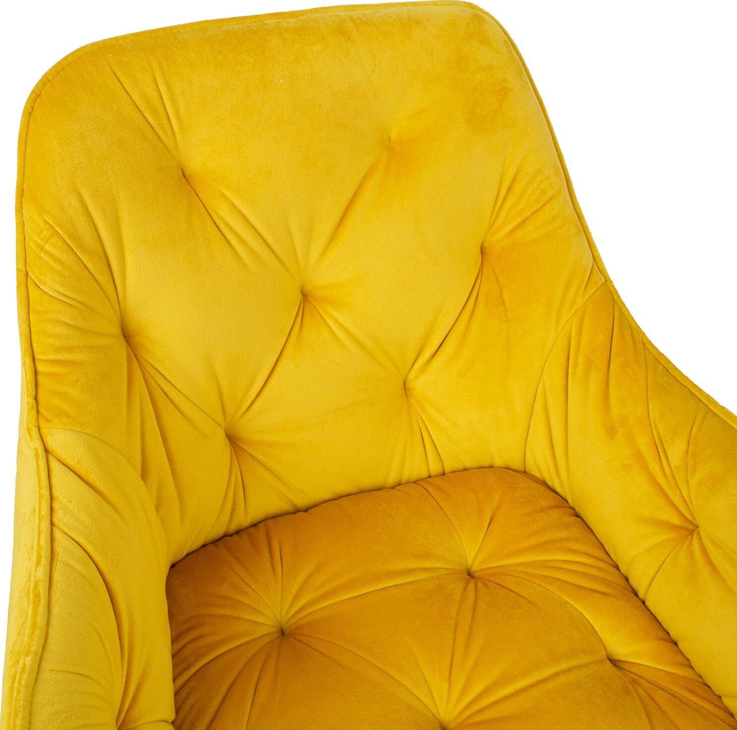 Kitchen Chair Burgess | size: Width: 58cm, Height: 83cm, Depth: 63cm | color: Yellow | image: 5 | variant: 1000787