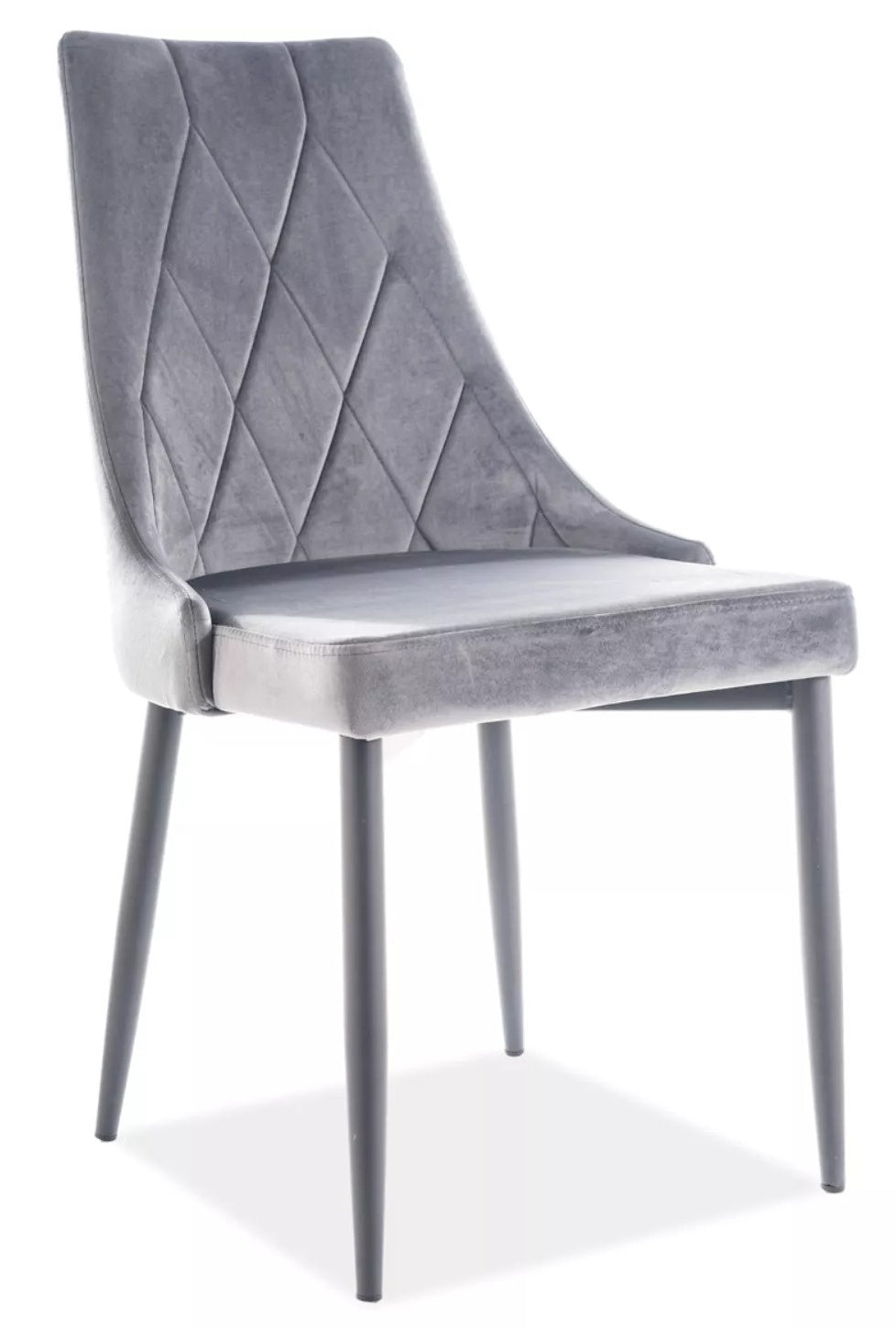 Kitchen Chair Calcutta | size: Width: 49cm, Height: 89cm, Depth: 47cm | color: Gray | image: 0 | variant: 1003747