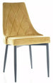Kitchen Chair Calcutta | size: Width: 49cm, Height: 89cm, Depth: 47cm | color: Yellow | image: 0 | variant: 1003746