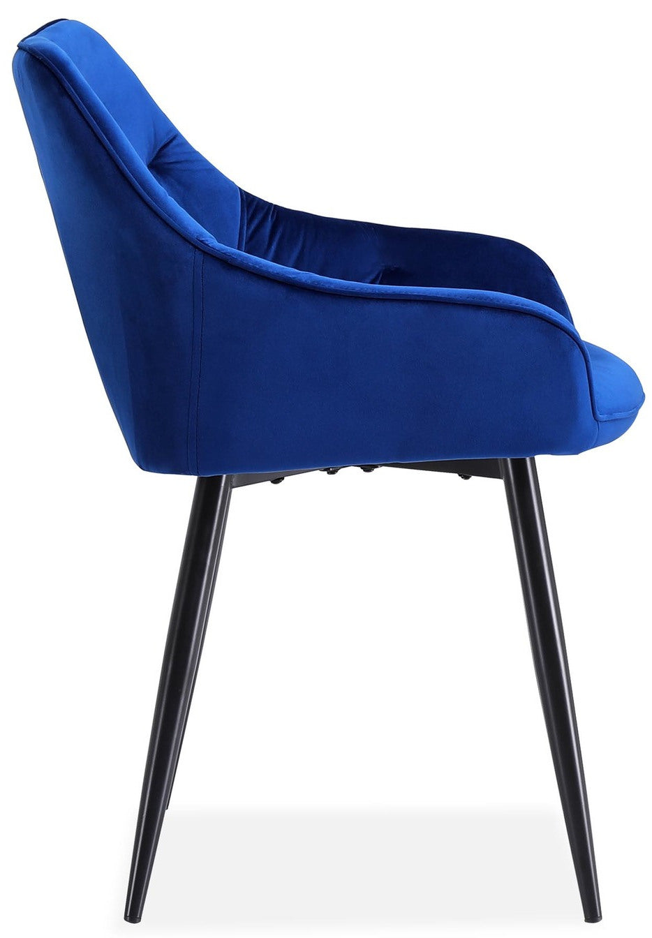 Kitchen Chair Casablanca | size: Width: 56cm, Height: 81cm, Depth: 65cm | color: Blue | image: 3 | variant: 1002443
