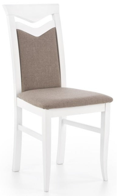 Kitchen Chair Citrone | size: Width: 44cm, Height: 96cm, Depth: 53cm | color: White/Beige | image: 1 | variant: 1002993