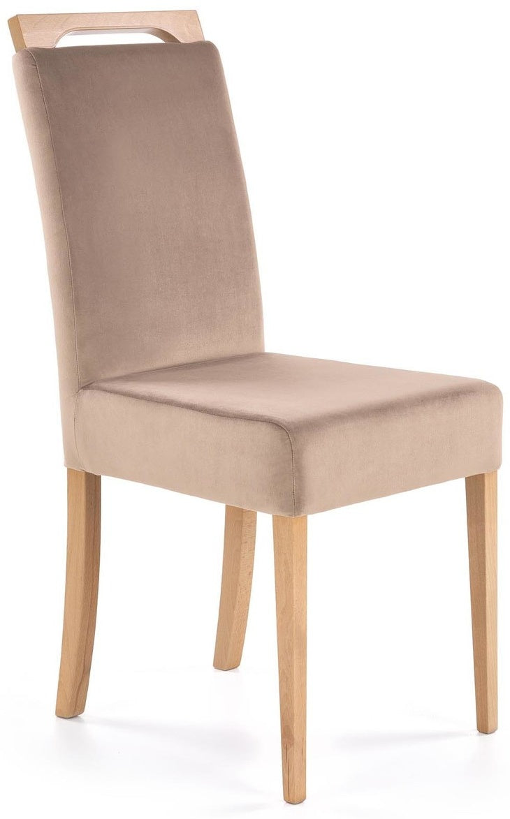 Kitchen Chair Clarion | size: Width: 42cm, Height: 97cm, Depth: 58cm | color: Beige | image: 0 | variant: 1003003