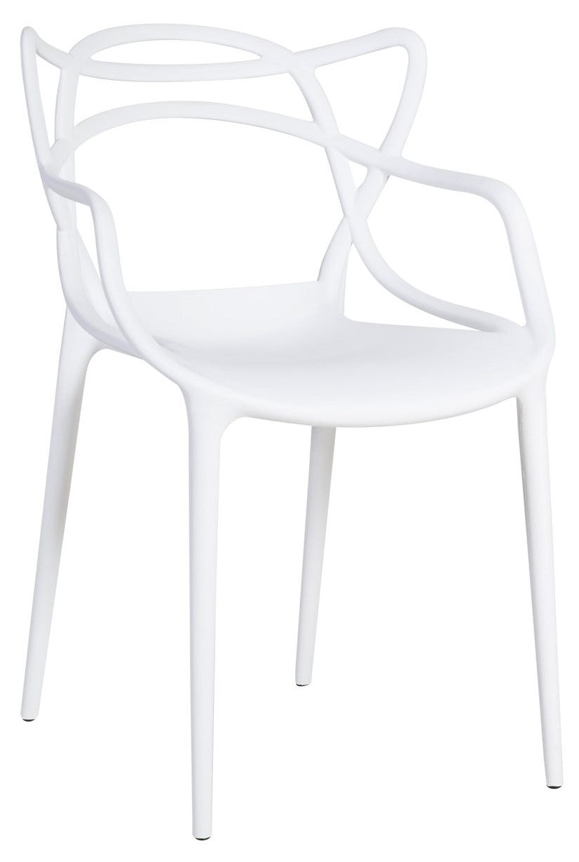Kitchen Chair Crawley | size: Width: 55cm, Height: 83cm, Depth: 55cm | color: White | image: 1 | variant: 1000797