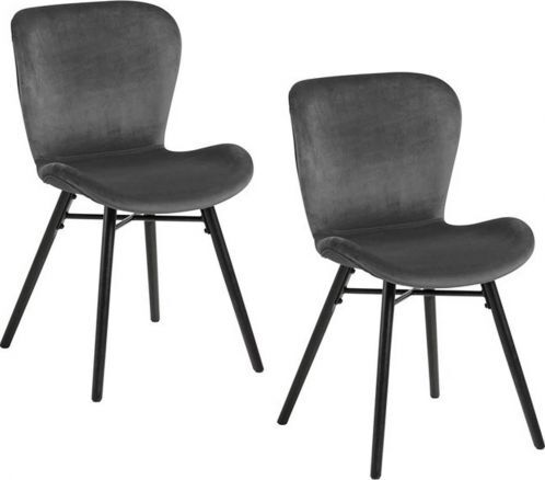 Kitchen Chair Crowborough | size: Width: 47cm, Height: 82.5cm, Depth: 56cm | color: Gray | image: 1 | variant: 1000774