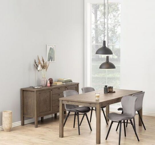Kitchen Chair Crowborough | size: Width: 47cm, Height: 82.5cm, Depth: 56cm | color: Gray | image: 3 | variant: 1000774