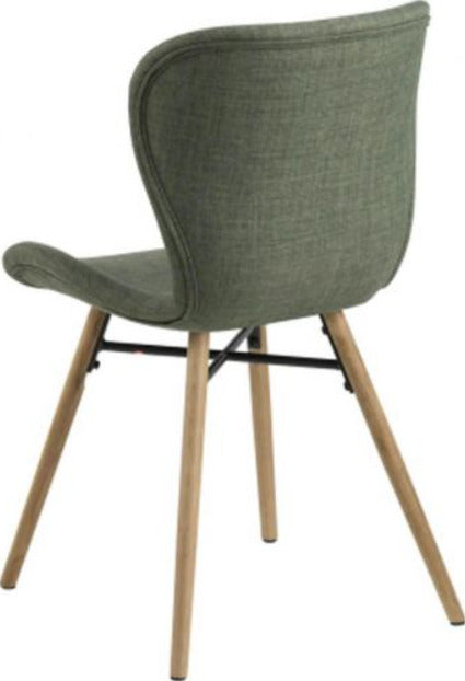 Kitchen Chair Crowborough | size: Width: 47cm, Height: 82.5cm, Depth: 56cm | color: Green | image: 2 | variant: 1000773