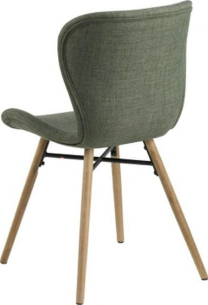 Kitchen Chair Crowborough | size: Width: 47cm, Height: 82.5cm, Depth: 56cm | color: Green | image: 2 | variant: 1000773