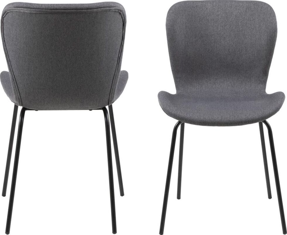 Kitchen Chair Crowborough | size: Width: 55cm, Height: 82.5cm, Depth: 48cm | color: Gray | image: 3 | variant: 1005897