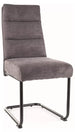 Kitchen Chair Darwin | size: Width: 44cm, Height: 97cm, Depth: 44cm | color: Gray | image: 0 | variant: 1003941