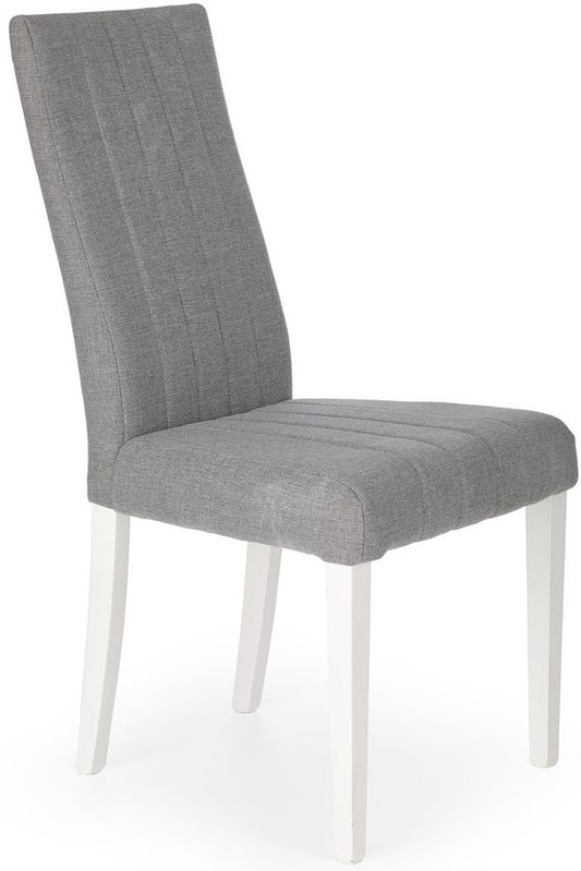 Kitchen Chair Diego | size: Width: 47cm, Height: 99cm, Depth: 59cm | color: White/Grey | image: 1 | variant: 1003028