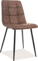 Kitchen Chair Doha | size: Width: 45cm, Height: 88cm, Depth: 38cm | color: Brown | image: 1 | variant: 1003659