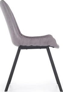 Kitchen Chair East Burnley | size: Width: 45cm, Height: 85cm, Depth: 43cm | color: Gray | image: 2 | variant: 1006962