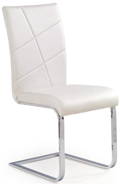 Kitchen Chair East Eastleigh | size: Width: 44cm, Height: 96cm, Depth: 48cm | color: White | image: 1 | variant: 1006970