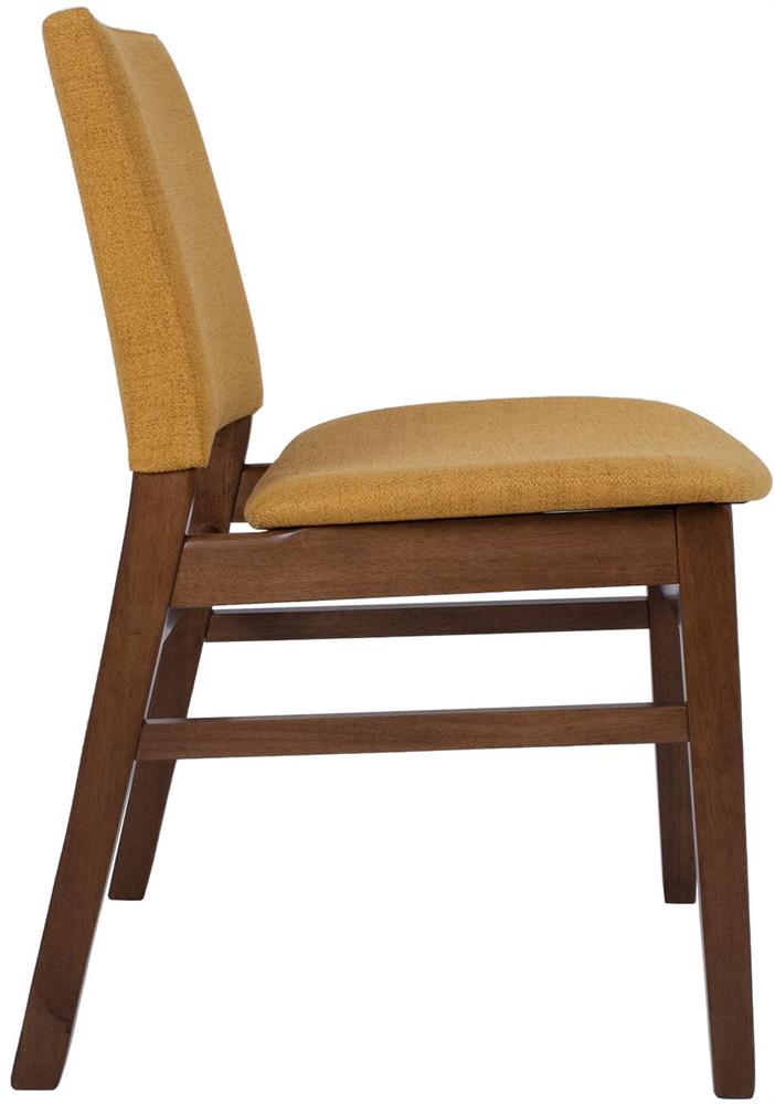 Kitchen Chair East Marijampole | size: Width: 46cm, Height: 79cm, Depth: 57cm | color: Yellow | image: 2 | variant: 1006147