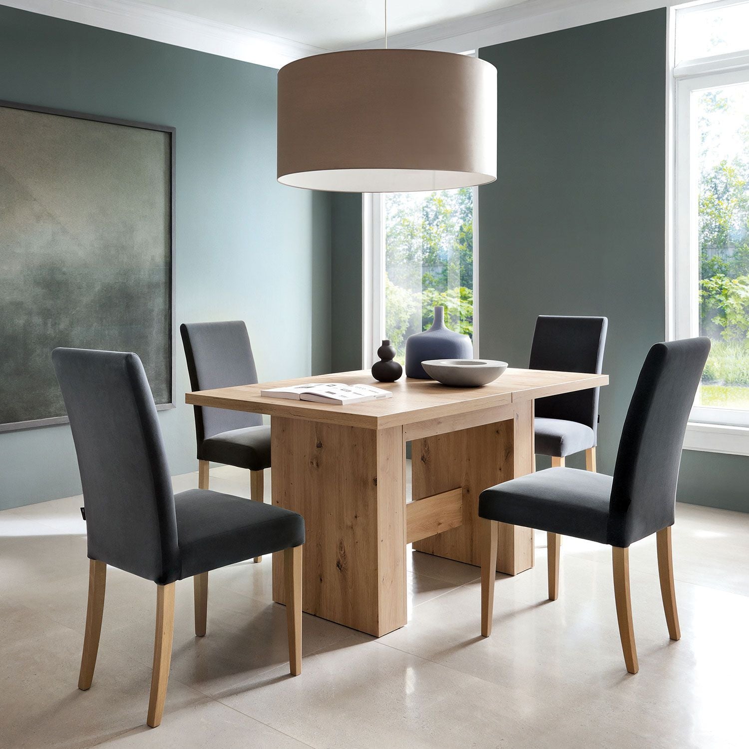Kitchen Chair East Randers | size: Width: 48cm, Height: 97cm, Depth: 48cm | color: Gray | image: 4 | variant: 1005842