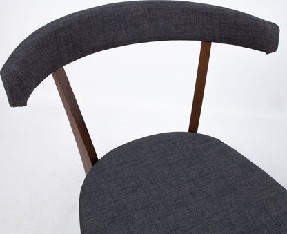 Kitchen Chair East Royston | size: Width: 49cm, Height: 76cm, Depth: 52cm | color: Gray | image: 5 | variant: 1005474