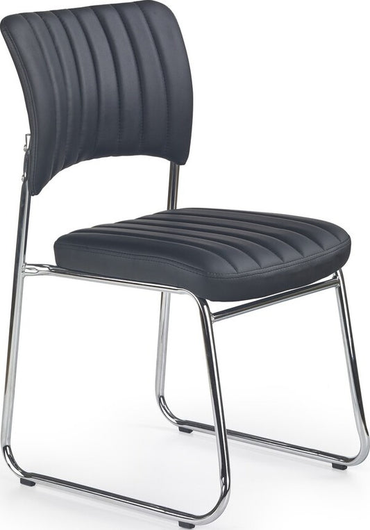 Kitchen Chair East Sapporo | size: Width: 48cm, Height: 83cm, Depth: 58cm | color: Black | image: 1 | variant: 1006915