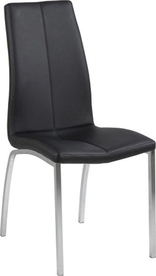Kitchen Chair East Vejle | size: Width: 43.5cm, Height: 95cm, Depth: 57cm | color: Black | image: 1 | variant: 1005844