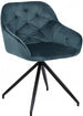 Kitchen Chair Eastbourne | size: Width: 53cm, Height: 107cm, Depth: 55cm | color: Blue | image: 1 | variant: 1000944