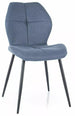 Kitchen Chair Eindhoven | size: Width: 48cm, Height: 86cm, Depth: 41cm | color: Blue | image: 2 | variant: 1003881