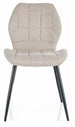 Kitchen Chair El Paso | size: Width: 48cm, Height: 86cm, Depth: 41cm | color: Beige | image: 0 | variant: 1003856