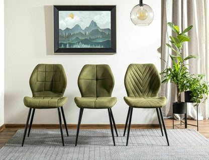 Kitchen Chair El Paso | size: Width: 48cm, Height: 86cm, Depth: 41cm | color: Olive | image: 2 | variant: 1003860