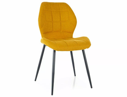 Kitchen Chair El Paso | size: Width: 48cm, Height: 86cm, Depth: 41cm | color: Yellow | image: 1 | variant: 1003858