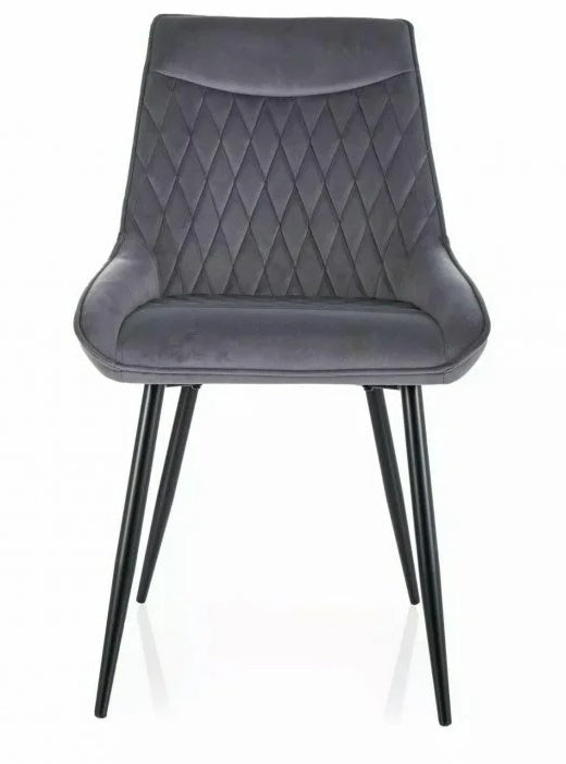 Kitchen Chair Elgin | size: Width: 51cm, Height: 88cm, Depth: 44cm | color: Gray | image: 0 | variant: 1004005