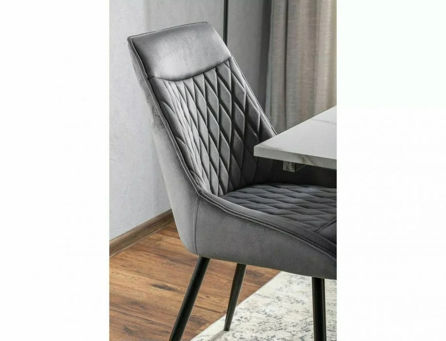 Kitchen Chair Elgin | size: Width: 51cm, Height: 88cm, Depth: 44cm | color: Gray | image: 2 | variant: 1004005