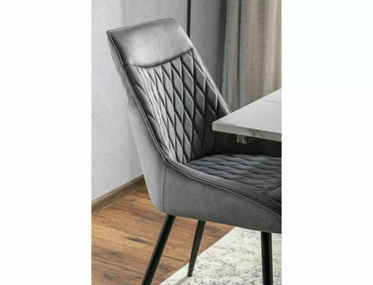 Kitchen Chair Elgin | size: Width: 51cm, Height: 88cm, Depth: 44cm | color: Gray | image: 2 | variant: 1004005