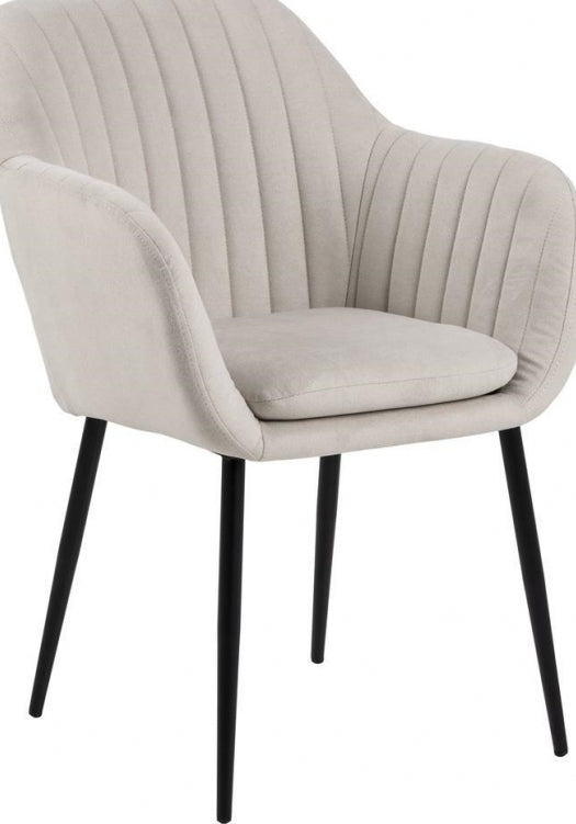 Kitchen Chair Emilia | size: Width: 57cm, Height: 83cm, Depth: 59cm | color: White | image: 1 | variant: 1003583