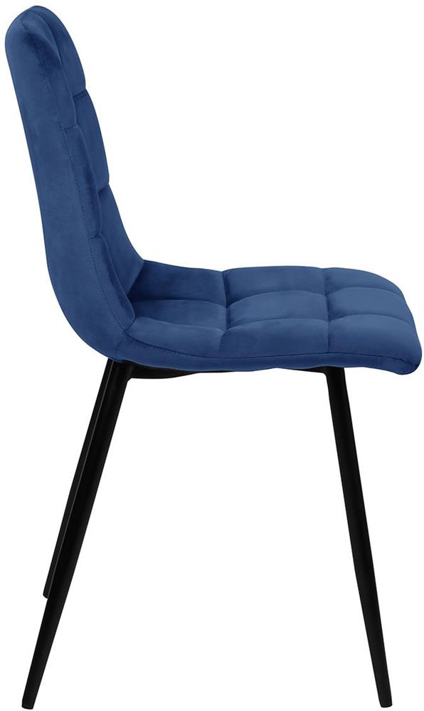Kitchen Chair Epsom | size: Width: 46cm, Height: 89cm, Depth: 55cm | color: Blue | image: 3 | variant: 1000800
