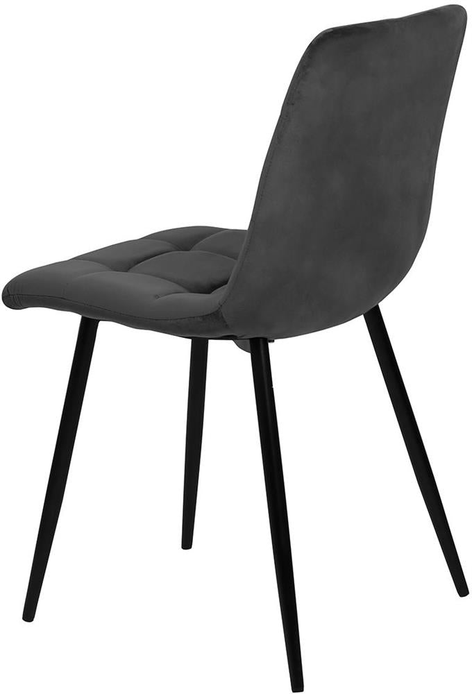 Kitchen Chair Epsom | size: Width: 46cm, Height: 89cm, Depth: 55cm | color: Gray | image: 3 | variant: 1000799