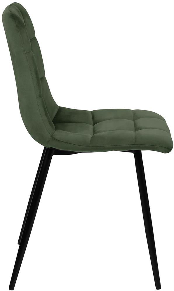 Kitchen Chair Epsom | size: Width: 46cm, Height: 89cm, Depth: 55cm | color: Green | image: 3 | variant: 1000801