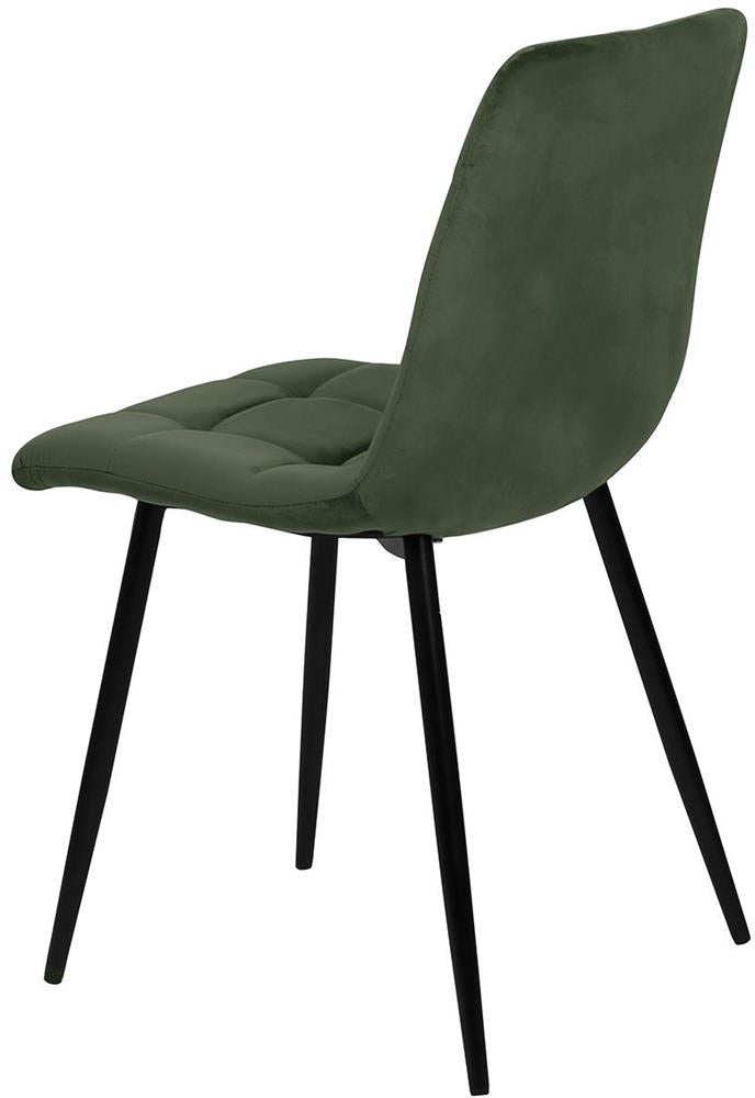 Kitchen Chair Epsom | size: Width: 46cm, Height: 89cm, Depth: 55cm | color: Green | image: 4 | variant: 1000801