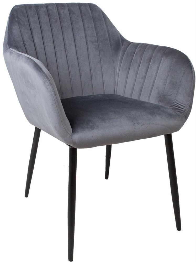 Kitchen Chair Evelin 1 | size: Width: 60cm, Height: 82cm, Depth: 57cm | color: Gray | image: 1 | variant: 1003600