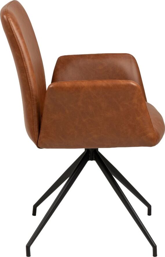 Kitchen Chair Faversham | size: Width: 59cm, Height: 88cm, Depth: 59cm | color: Brown | image: 2 | variant: 1000879