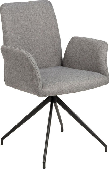 Kitchen Chair Faversham | size: Width: 59cm, Height: 88cm, Depth: 59cm | color: Gray | image: 1 | variant: 1000880
