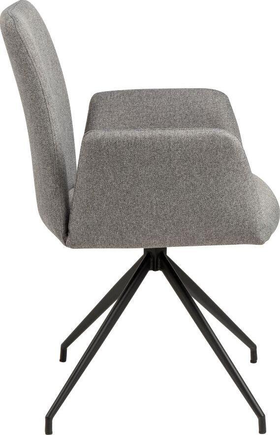 Kitchen Chair Faversham | size: Width: 59cm, Height: 88cm, Depth: 59cm | color: Gray | image: 2 | variant: 1000880