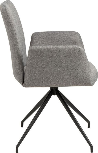 Kitchen Chair Faversham | size: Width: 59cm, Height: 88cm, Depth: 59cm | color: Gray | image: 2 | variant: 1000880
