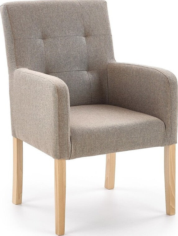 Kitchen Chair Filo | size: Width: 60cm, Height: 92cm, Depth: 62cm | color: Beige | image: 1 | variant: 1011387