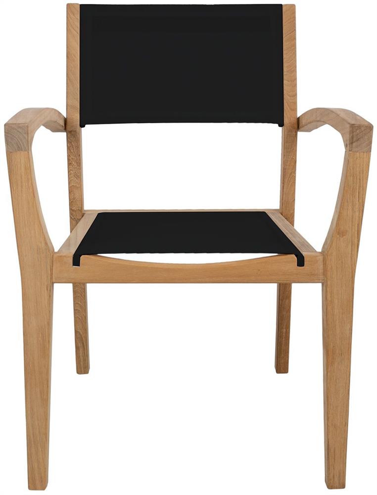 Kitchen Chair Fredrikstad | size: Width: 62cm, Height: 91cm, Depth: 62cm | color: Black/Oak | image: 2 | variant: 1006150