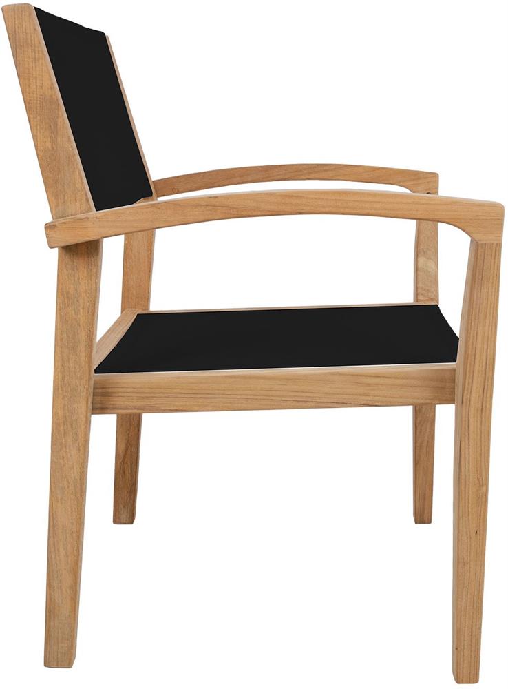 Kitchen Chair Fredrikstad | size: Width: 62cm, Height: 91cm, Depth: 62cm | color: Black/Oak | image: 3 | variant: 1006150