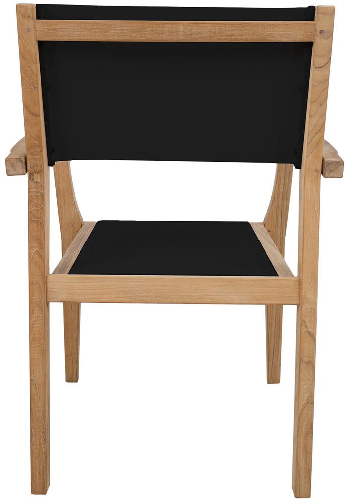 Kitchen Chair Fredrikstad | size: Width: 62cm, Height: 91cm, Depth: 62cm | color: Black/Oak | image: 4 | variant: 1006150