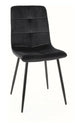 Kitchen Chair Fukuoka | size: Width: 45cm, Height: 91cm, Depth: 39cm | color: Black | image: 0 | variant: 1003863